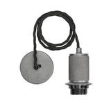Knurled Cone Pendant Light - 7 Inch