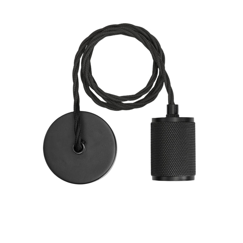 Knurled Edison Pendant Light - 1 Wire