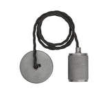 Knurled Edison Pendant Light - 1 Wire