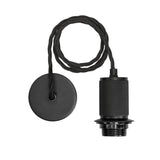 Knurled Dome Pendant - 13 Inch