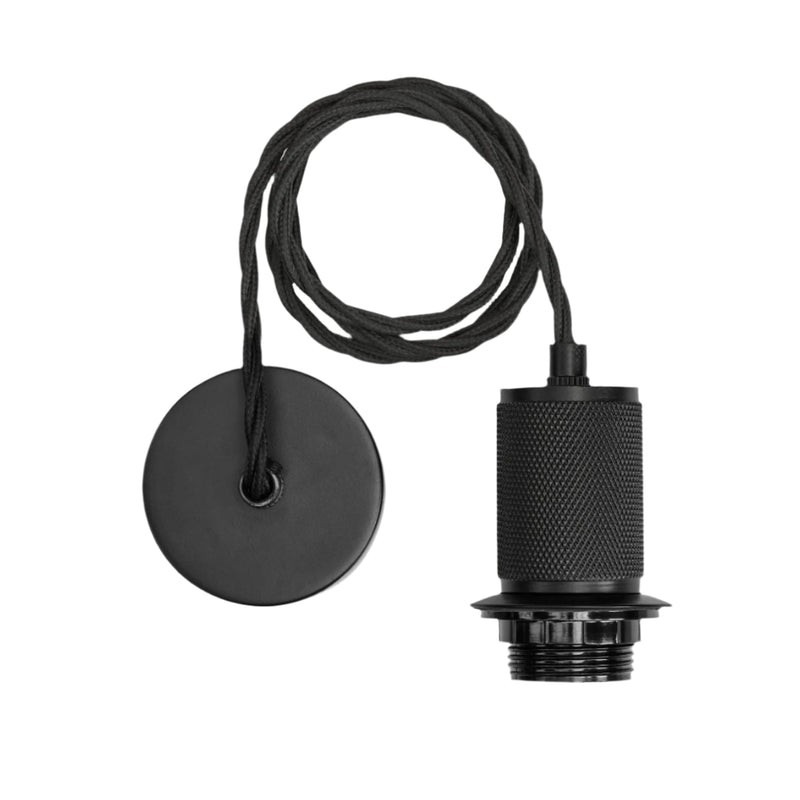 Knurled Dome Pendant Light - 8 Inch