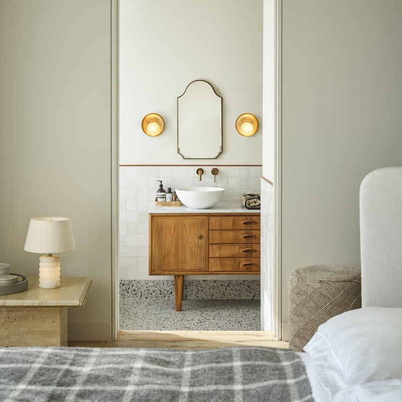 Alabaster Stone Dual Lit Table Lamp