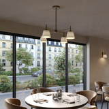 Henley 4 Arm Pendant Light - Natural Cotton Shades