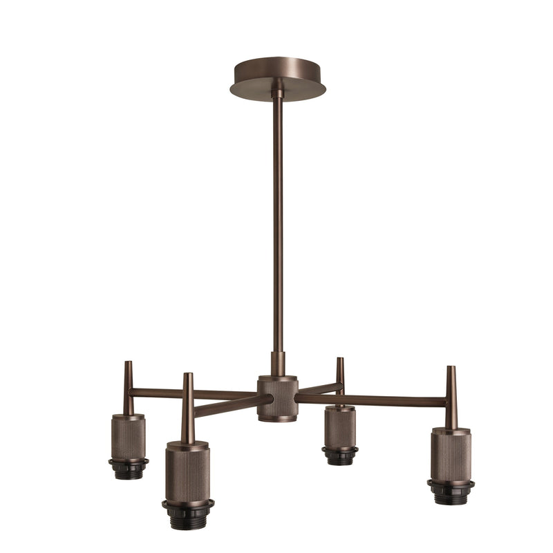 Henley 4 Arm Pendant Light - Glass Globe 7 Inch