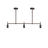 Henley Triple Bar Pendant Light - Natural Cotton Shades