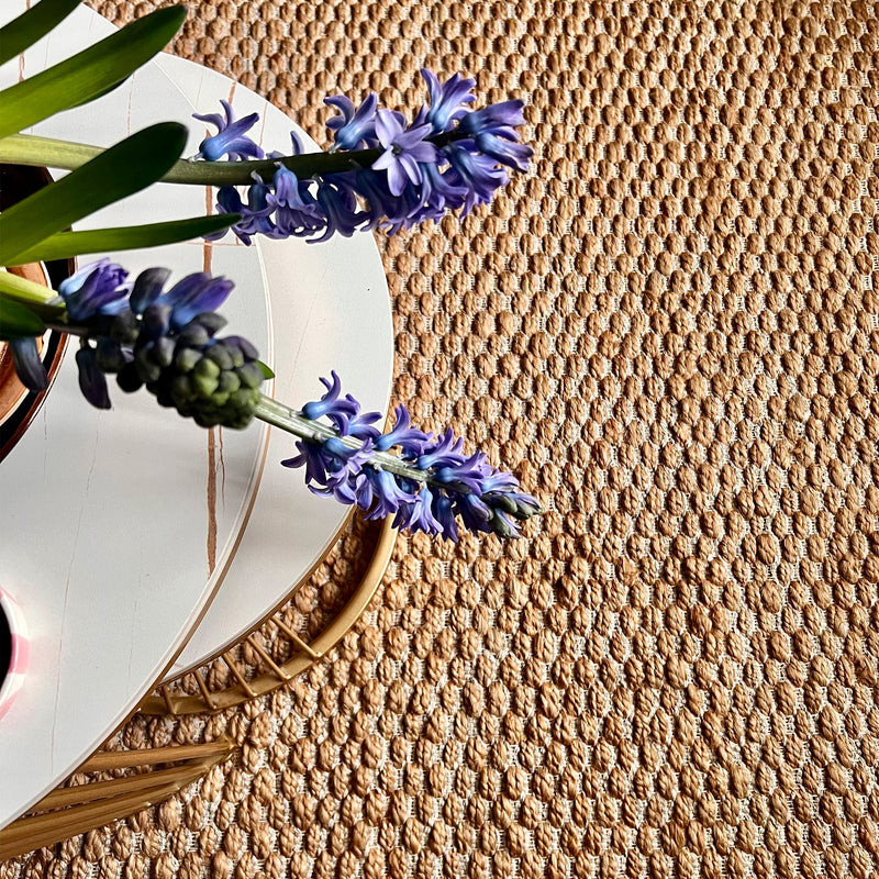 Hale Hand Woven Jute Rug - Natural & Cream