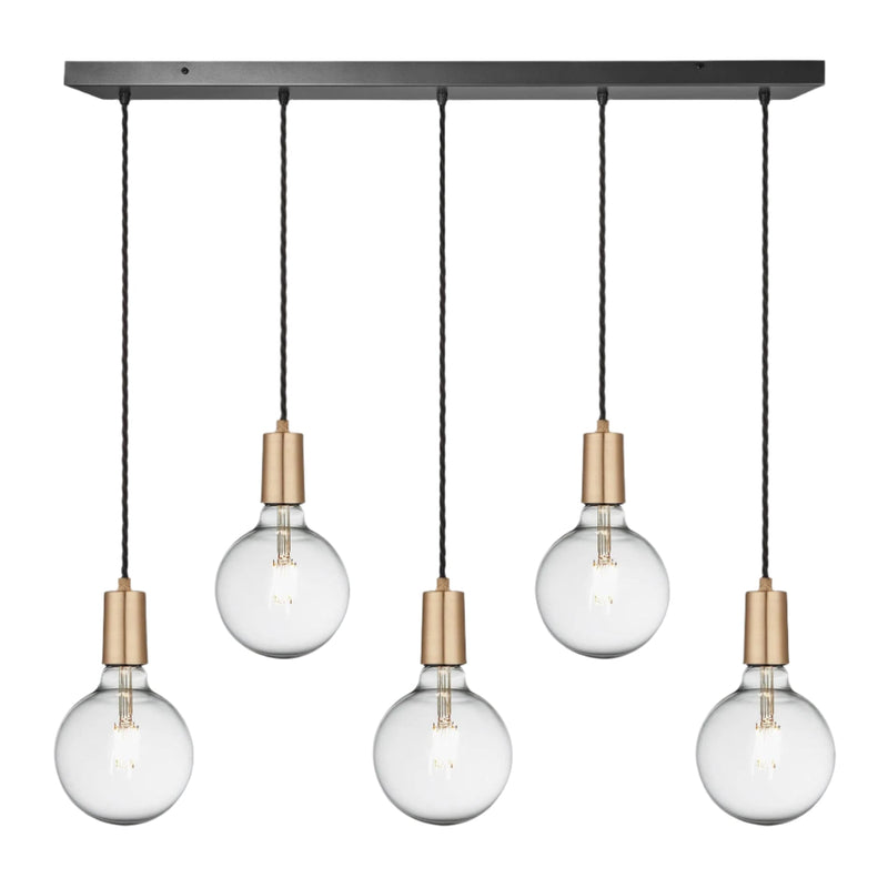 Sleek Edison Cluster Lights - Wire