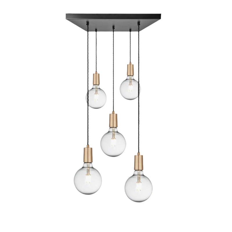 Sleek Edison Cluster Lights - Wire