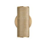 Knurled Edison Double Wall Light