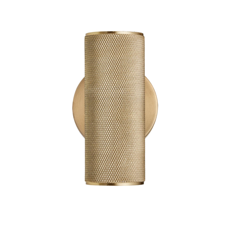 Knurled Edison Double Wall Light
