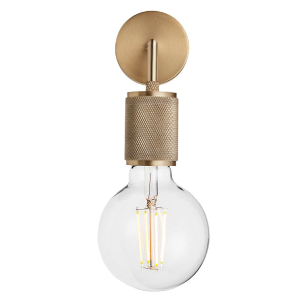 Knurled Edison Wall Light