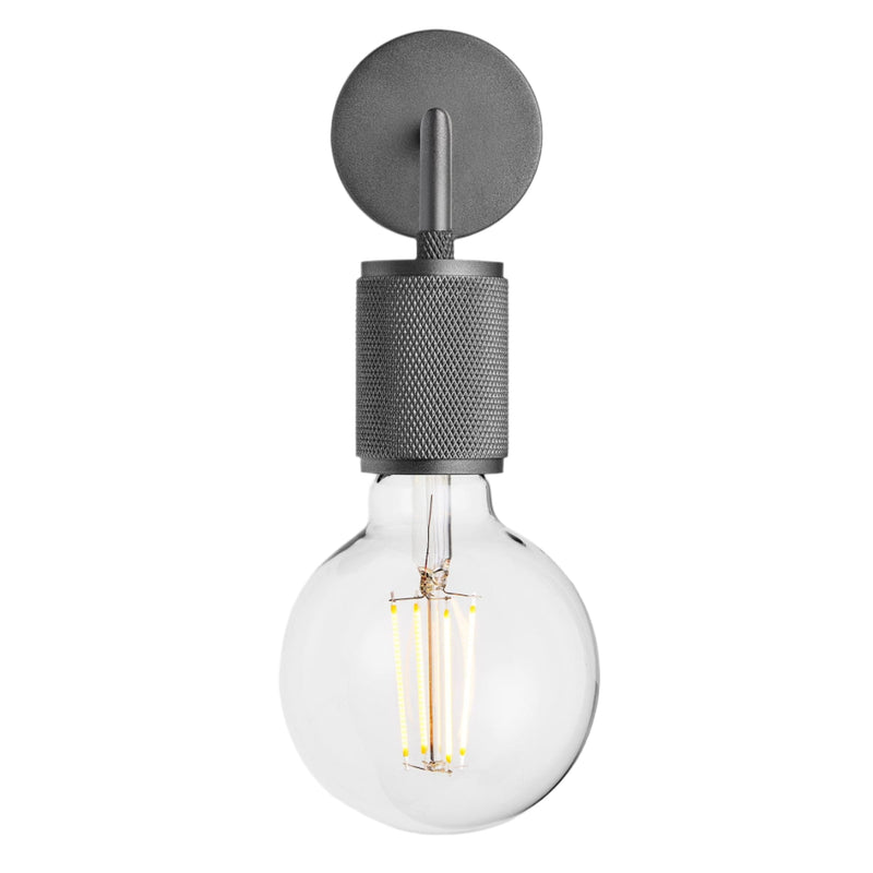 Knurled Edison Wall Light