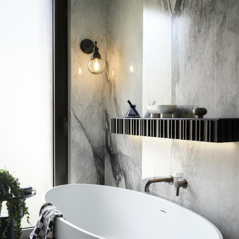 Brooklyn Outdoor & Bathroom Globe Wall Light