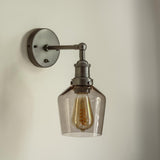 Brooklyn Glass Schoolhouse Wall Light - 5.5 Inch