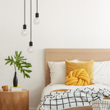 Knurled Edison Pendant Light - 1 Wire