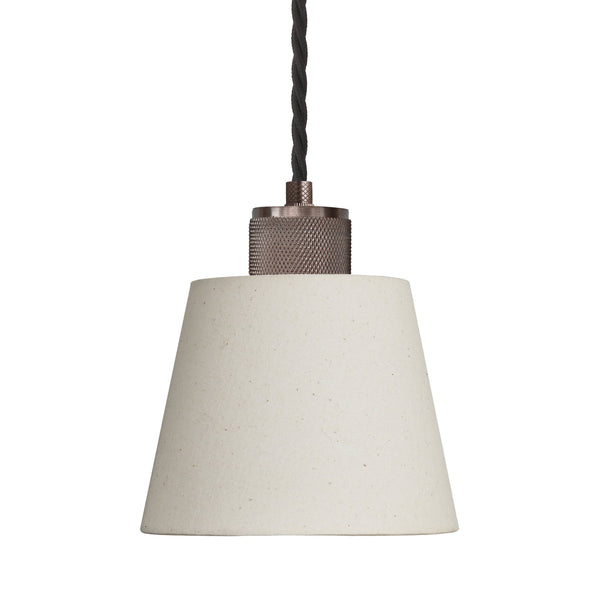 Knurled Empire Pendant - Light Natural Cotton