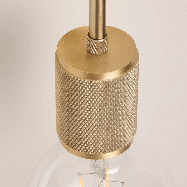 Knurled Edison Wall Light