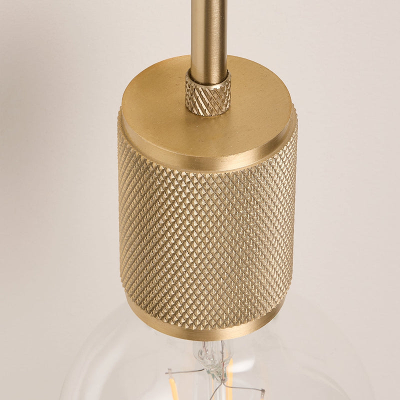 Knurled Edison Wall Light