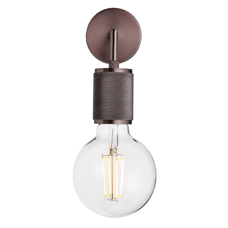 Knurled Edison Wall Light