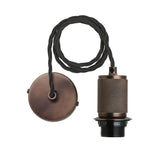 Knurled Empire Pendant - Light Natural Cotton
