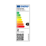 LED Silicone Non Dimmable Bulb - 2W 2 Pin Capsule G4 - Clear - Pack of 4