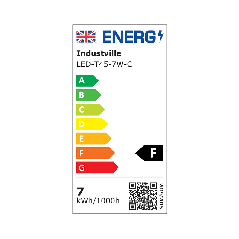 LED Tube Edison Bulb E27 - T45