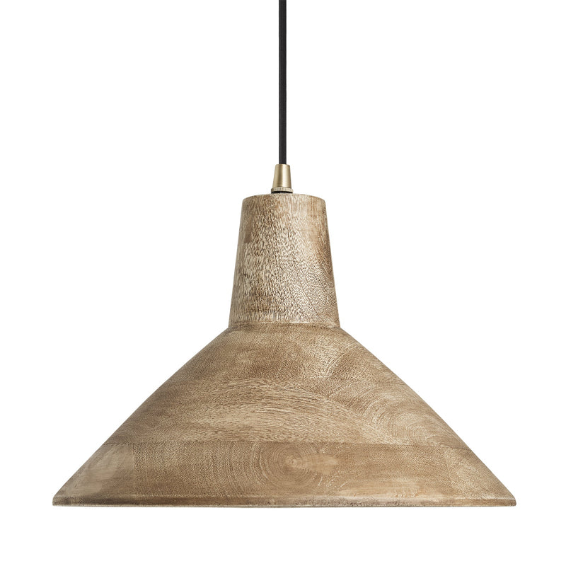 Maribo Wooden Pendant Light - 12 inch