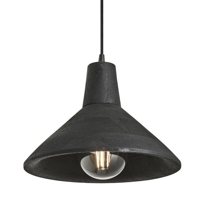 Maribo Wooden Pendant Light - 12 inch