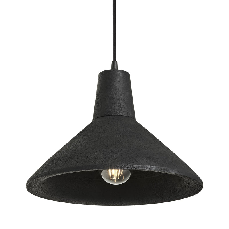 Maribo Wooden Pendant Light - 12 inch