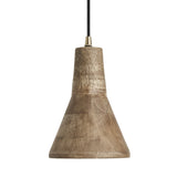 Maribo Wooden Pendant Light - 6 inch