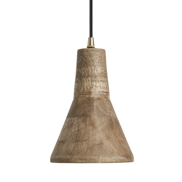 Maribo Wooden Pendant Light - 6 inch