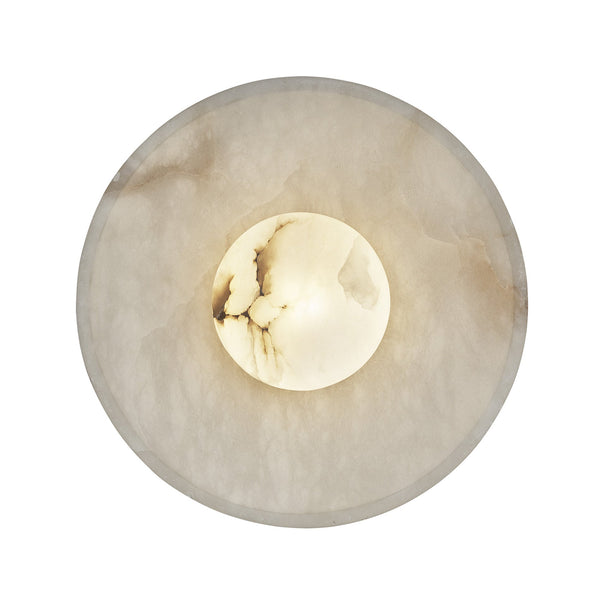 Alabaster Stone Diffuser Wall Light - 10 inch - White