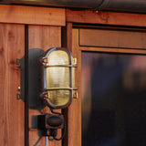 Bulkhead Outdoor & Bathroom Oval Wall Light - 6 Inch