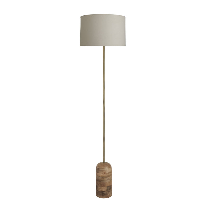 Maribo Wooden Cone Floor Lamp