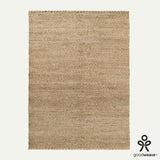 Hale Hand Woven Jute Rug - Natural & Cream
