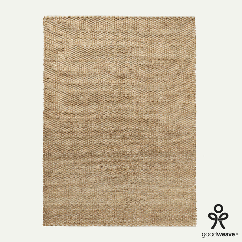 Hale Hand Woven Jute Rug - Natural & Cream
