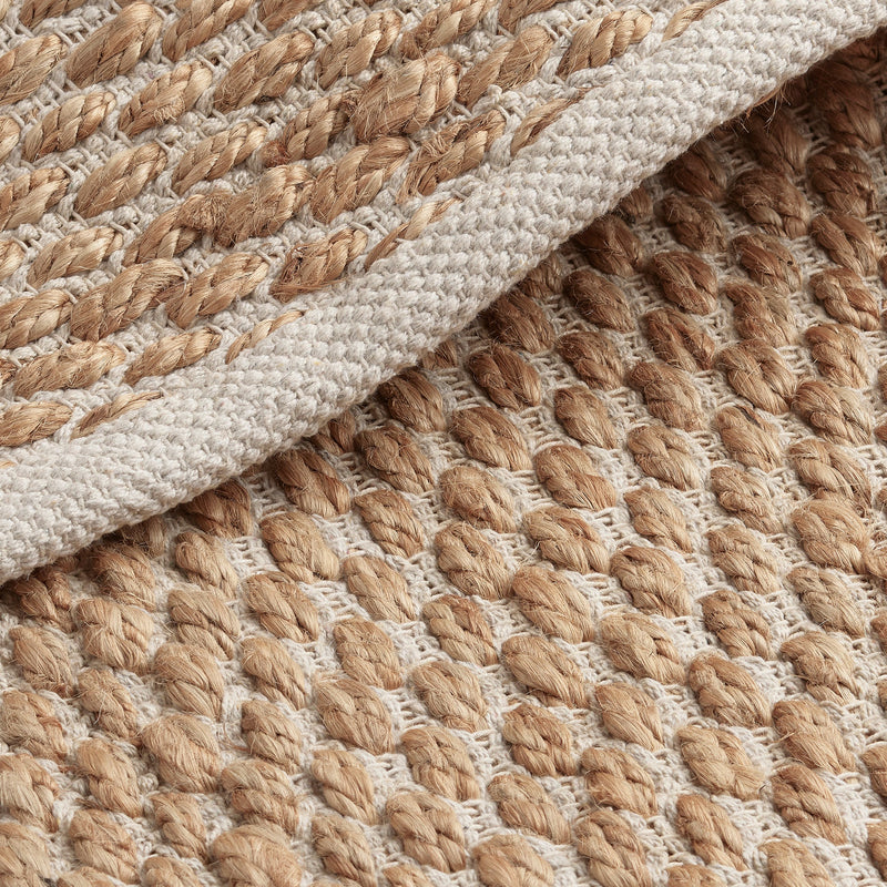 Hale Hand Woven Jute Rug - Natural & Cream