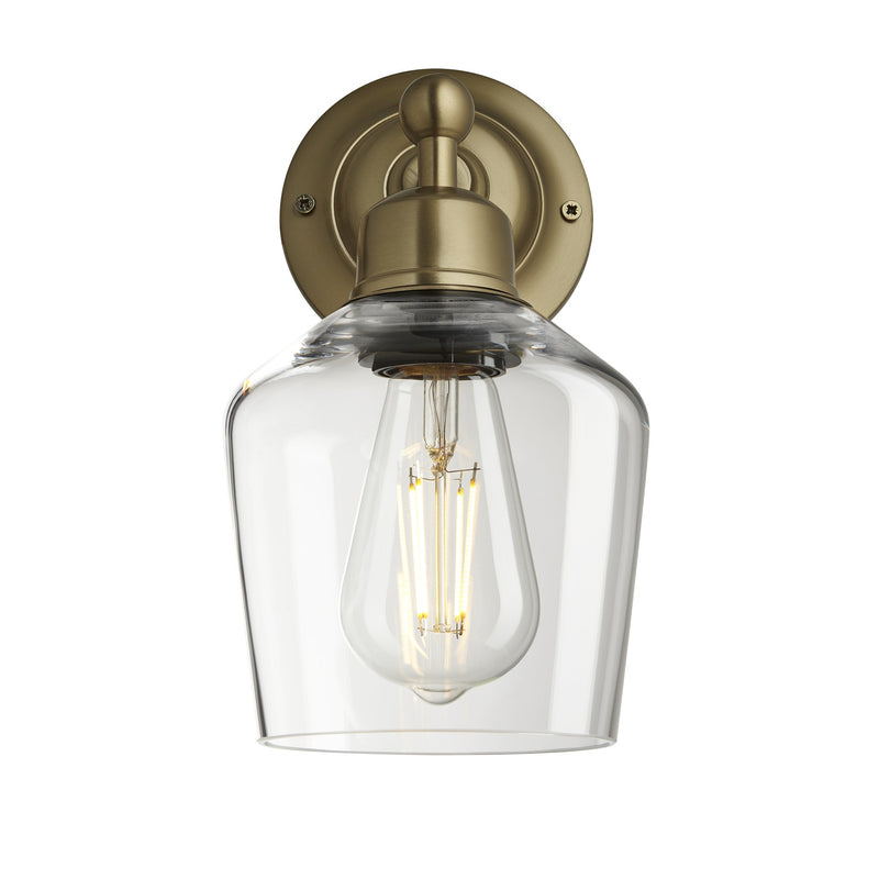 Orlando Glass Schoolhouse Wall Light - 5.5 Inch