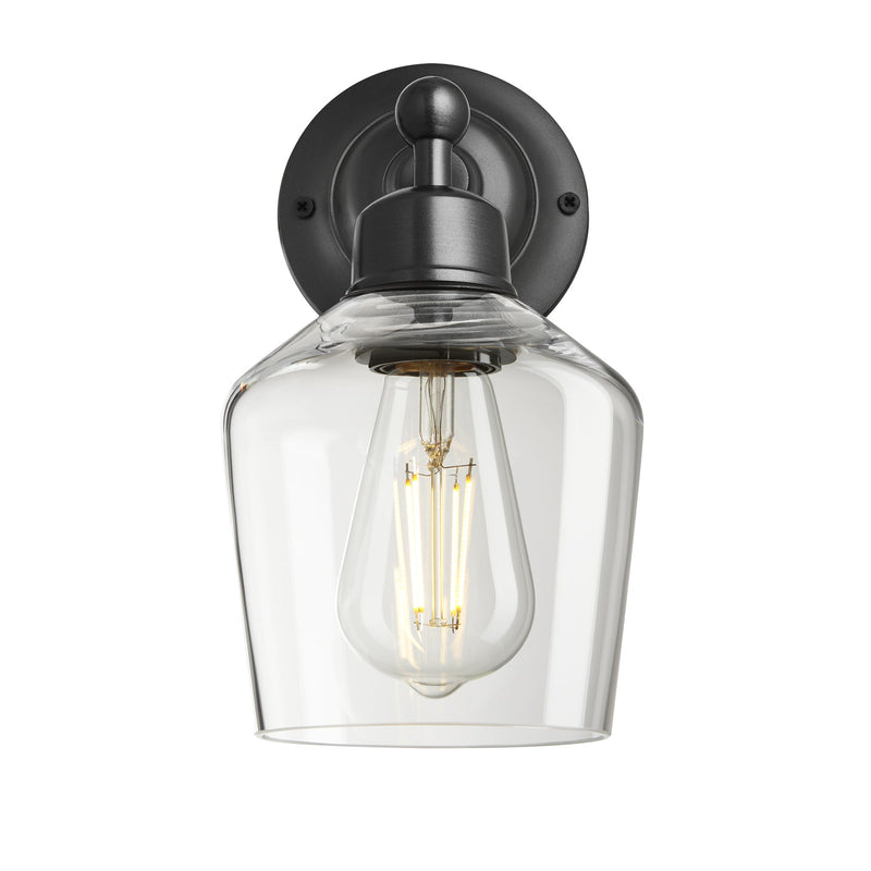 Orlando Glass Schoolhouse Wall Light - 5.5 Inch