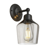Orlando Glass Schoolhouse Wall Light - 5.5 Inch