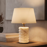 Alabaster Stone Dual Lit Table Lamp