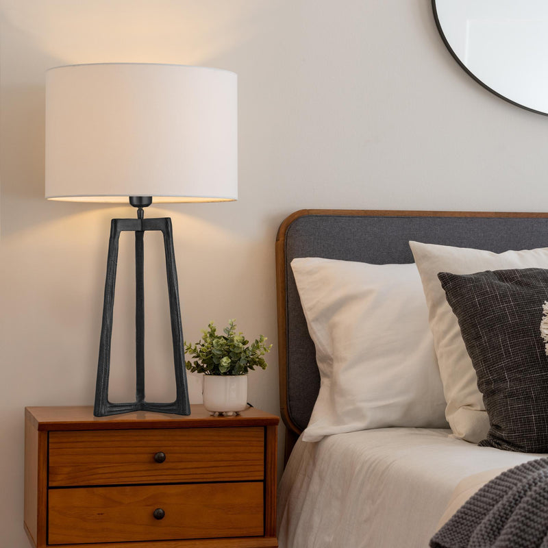 Ornate Tripod Table Lamp