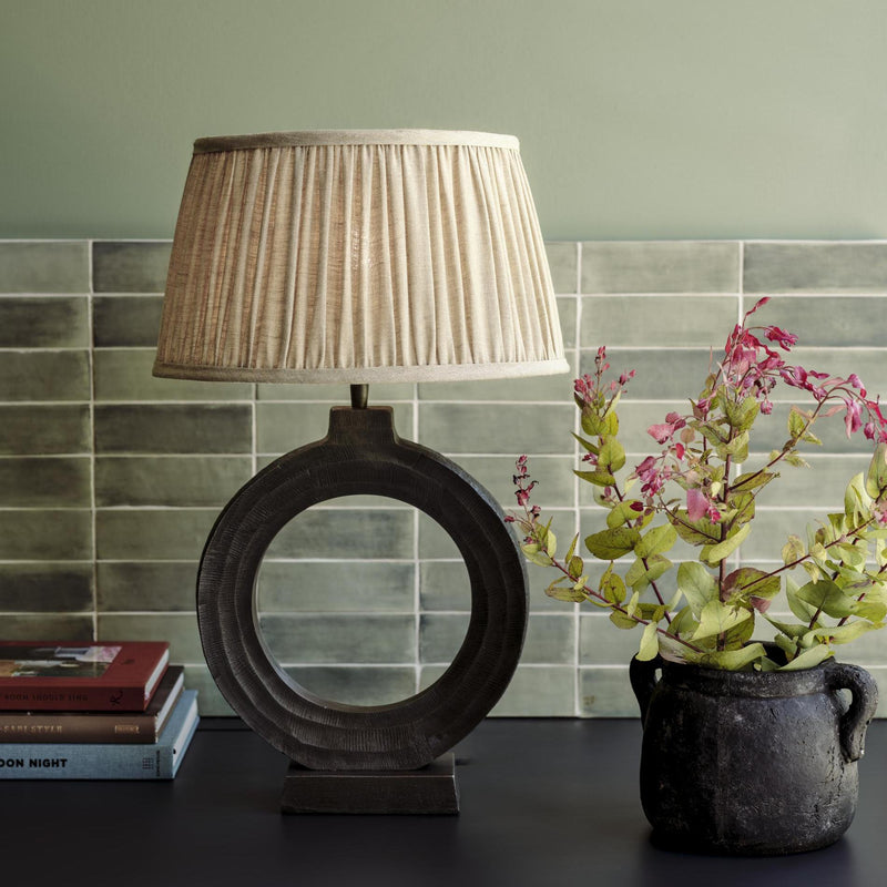 Ornate Circle Table Lamp