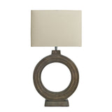 Ornate Circle Table Lamp