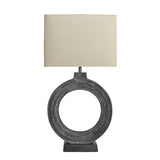 Ornate Circle Table Lamp