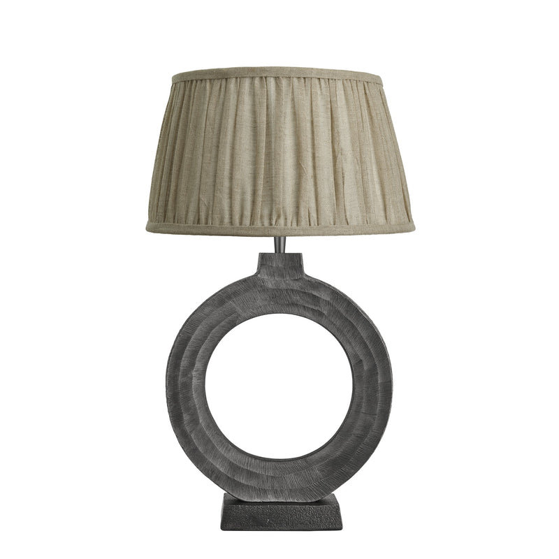 Ornate Circle Table Lamp