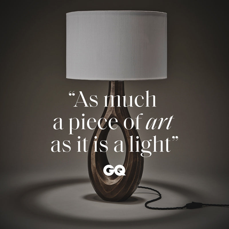Ornate Ellipse Table Lamp