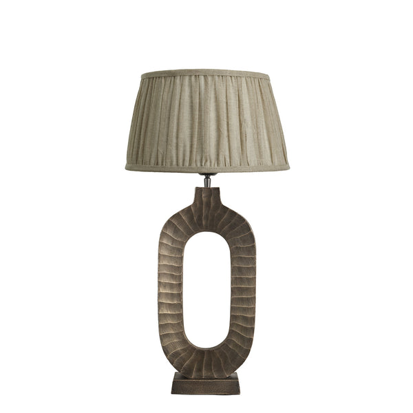 Ornate Oval Table Lamp