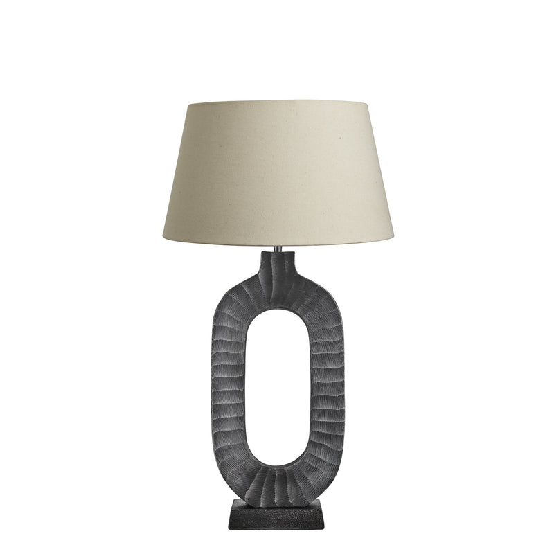 Ornate Oval Table Lamp