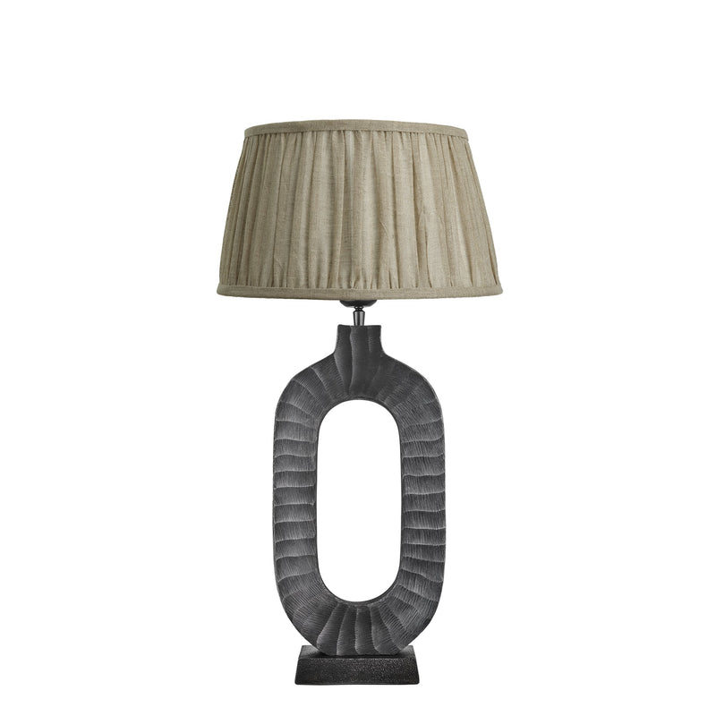 Ornate Oval Table Lamp